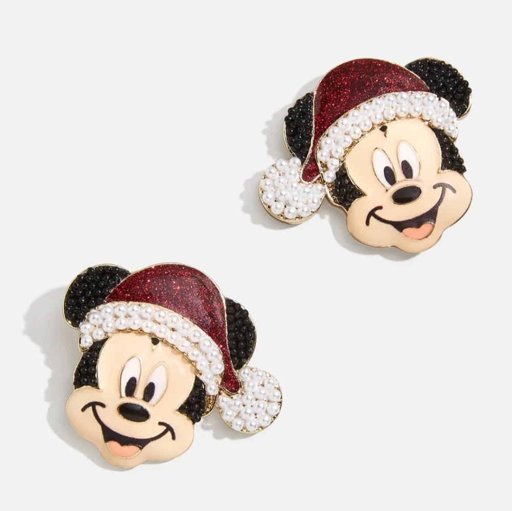 NWT! Disney x Baublebar Mickey Mouse Christmas earrings